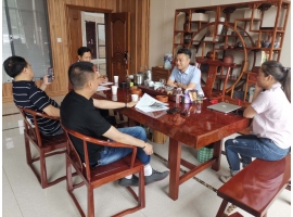 湖南公共消防邵阳分公司向总，杨总，刘总考察工厂